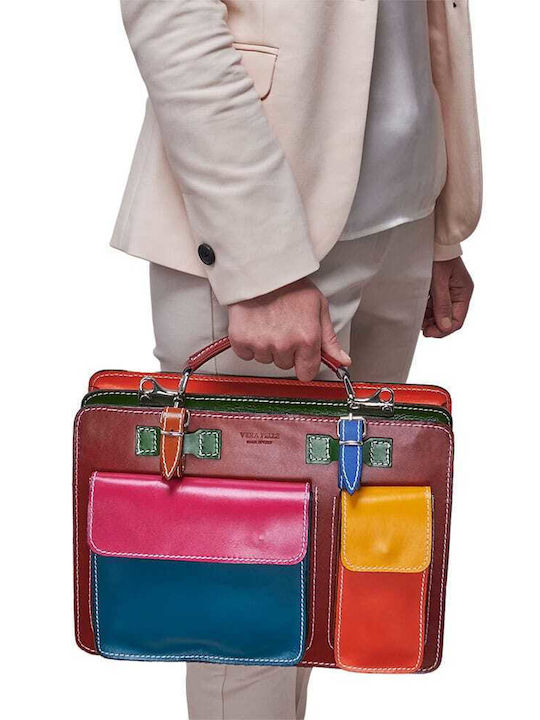 Leder Damentasche Handtasche Burgundisch