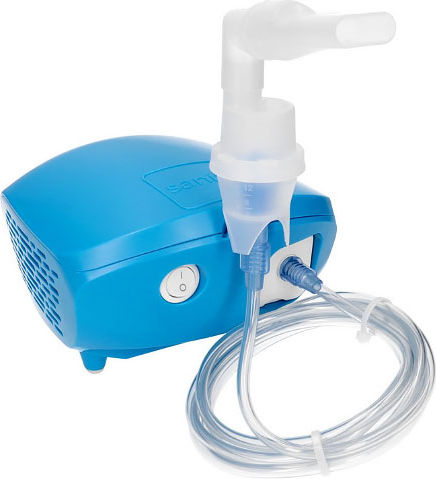 Nebulizator de acasă Sanity Ap 2819 Nebulizator cu compresor Masca pediatrică Masca pentru adulți Albastru