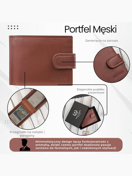 Portofel bărbătesc Clasice cu RFID Bej