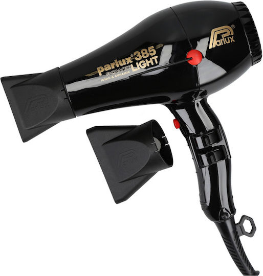 Parlux 385 Power Light Ionic Professional Hair Dryer 2150W Black