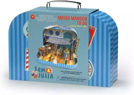 The Mouse Mansion Captain Mouse Grandpa's Nautical Cabin Wooden Dollhouse