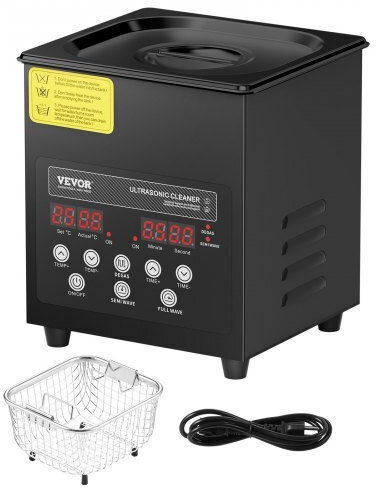Vevor Ultrasonic Cleaner 2L Basket Timer 60W Hgkcsbqxj2la0jzlzv2