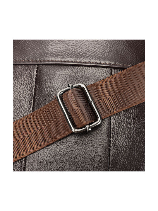 Piele Geantă pentru bărbați De umăr / tip crossbody Maro