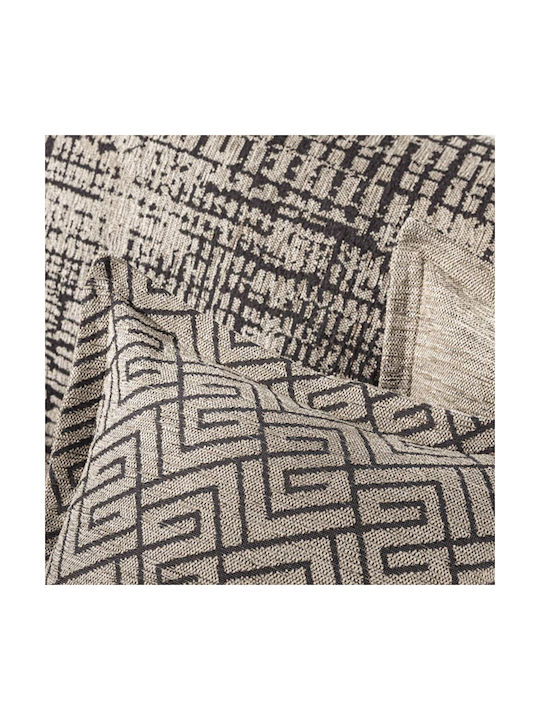 Guy Laroche Decorative Pillow Case Me-sy From 100% Cotton Natural 50x50cm