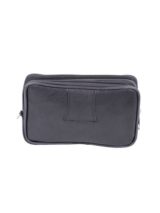 Piele Geantă pentru bărbați De umăr / tip crossbody Neagră