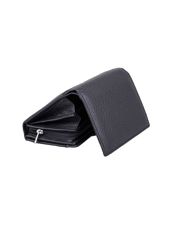Leather Women's Wallet Cards Black