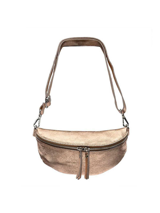 Leather Waist Bag Pink