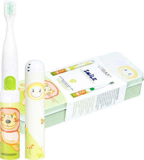 Vitammy Smile Children's Electric Toothbrush with Chronograph for 3+ Years Lion