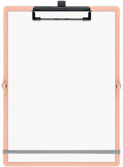 Sax Double Folding Clipboard A4-A5 30 Sheets Salmon 750-21 Sax