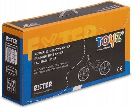 Toyz Παιδικό Ποδήλατο Ισορροπίας Exter Rubber Μπλε