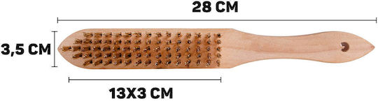 Wire Brush Rust Removal 5 Rows Wire Bristles Geko G00732