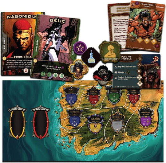 Game Expansion Adventures of Conan Nemedian Chronicles & Queen of the Black Coast (EN) Gale Force Nine