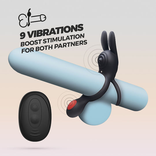 Crushious Dingo Double Vibrating Ring Remote Control