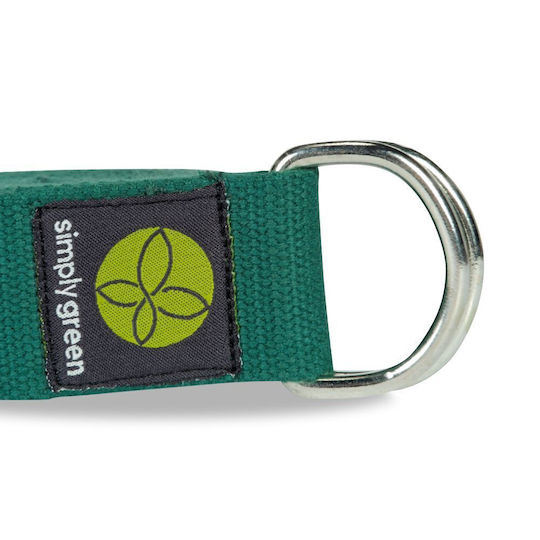 Yoga Strap D-ring 2.50m Forest Green