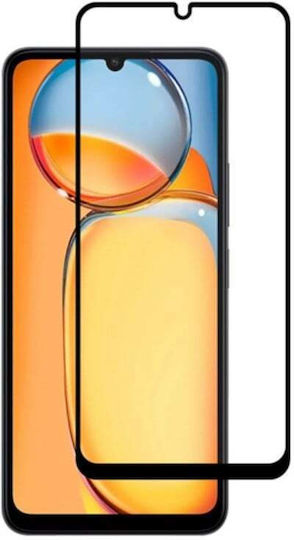 Tempered Glass Negru (Redmi 14C / Poco C75)