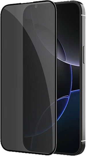 Nillkin Guardian 2.5D 0.25mm Privacy Tempered Glass Black (iPhone 17 / 17 Pro / 16 Pro)