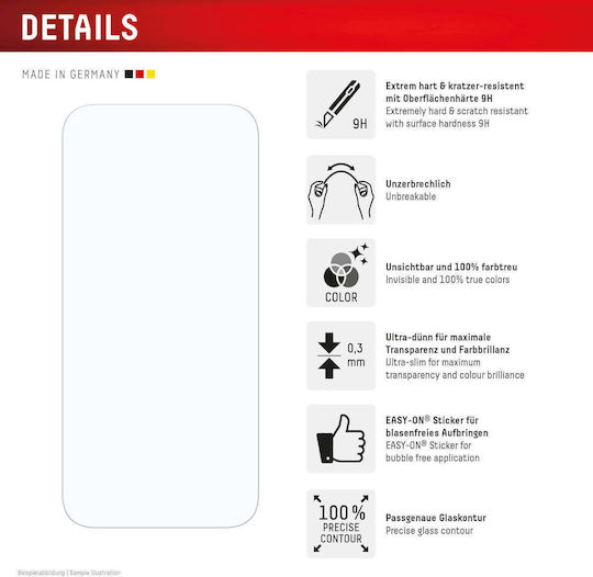 Displex Tempered Glass (iPhone 17 Pro Max / iPhone 16 Pro Max)