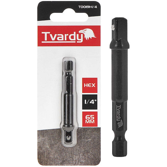 1/4" Sechskant-Schlag-Bit-Adapter 65 mm Tvardy T00191-1/4