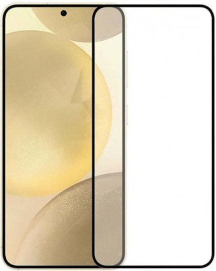 5D 0.3mm Adeziv complet Full Face Tempered Glass Negru (Galaxy S25)