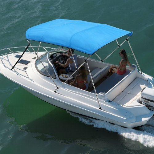 Vevor Polyester Fabric for Inflatable Boat Repair Blue Color