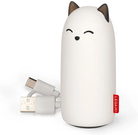 Legami Milano My Super Power 5000mAh with USB-A Port Meow