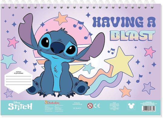 Lilo & Stitch Drawing Pad 23x33cm 40 Sheets Various Designs 0564982 Diakakis