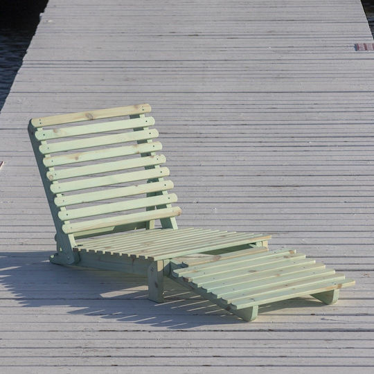 Showood Strandliegen Grün 189x67x20cm. 1Stück