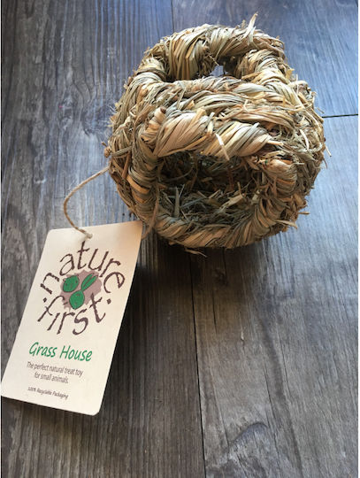 Happypet Αξεσουάρ για Κλουβιά για Χάμστερ Nature First Grass House 11cm