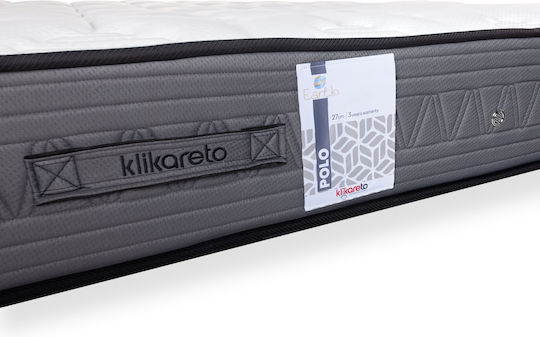 Polo Single Ergonomic Mattress 80x190x24cm with Independent Springs