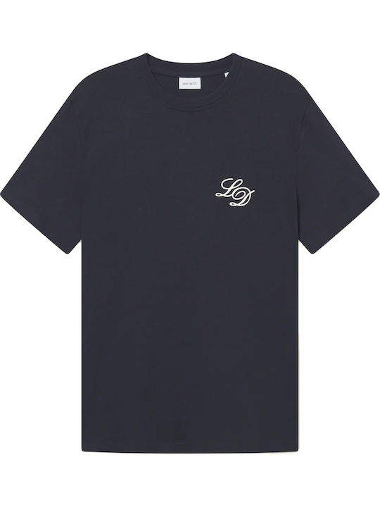 T-Shirt Dark Navy, White