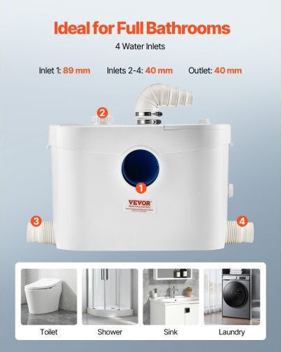 Vevor Electric Surface Water Pump 1.2hp