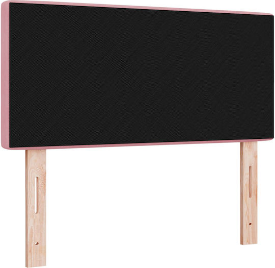 vidaXL Fabric Bed Headboard Pink 100x88cm
