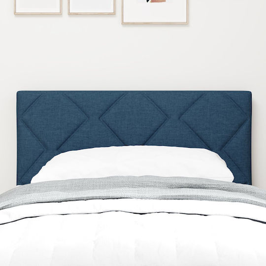 vidaXL Hölzernes Kopfstütze für Betten Blau 80x78cm