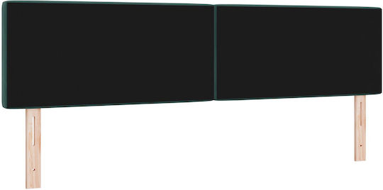 vidaXL Kopfstütze für Betten Hölzernes Dunkelgrün 180x88cm