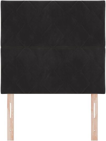 vidaXL vidaXL Hölzernes Kopfstütze für Betten Schwarz 100x118cm