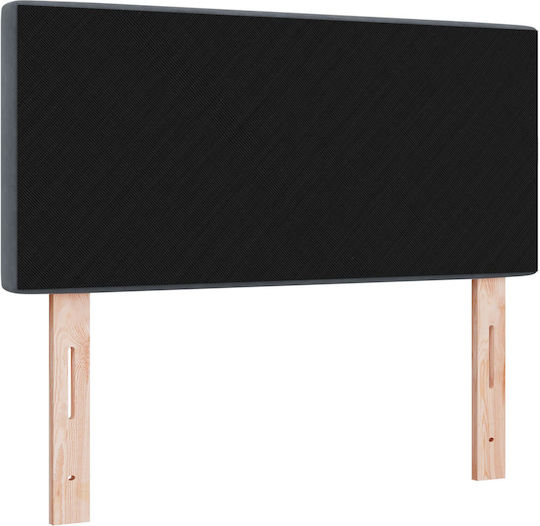vidaXL Hölzernes Kopfstütze für Bett Dunkelgrau 90x88cm