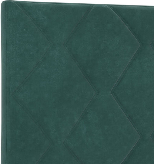 vidaXL Wooden Bed Headboard Dark Green 144x88cm