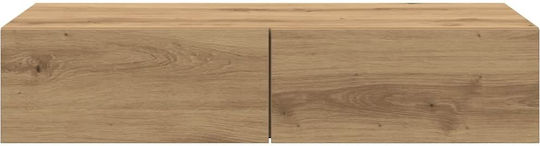 Wall Shelf Oak Artizia 80x33x17cm