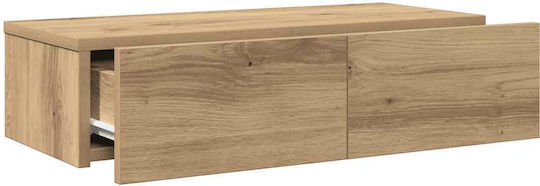 Wandregal Eiche Artizia 60x26.5x15cm