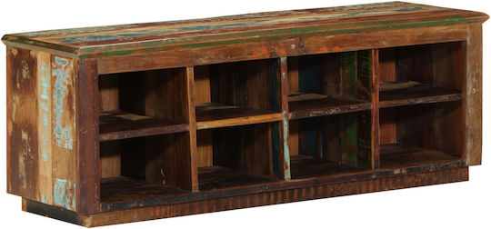 Schuhschrank aus Massivholz 110x35x40cm