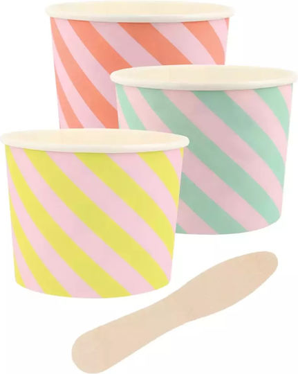 Meri Meri Eiscreme Becher für Party 12 Stück