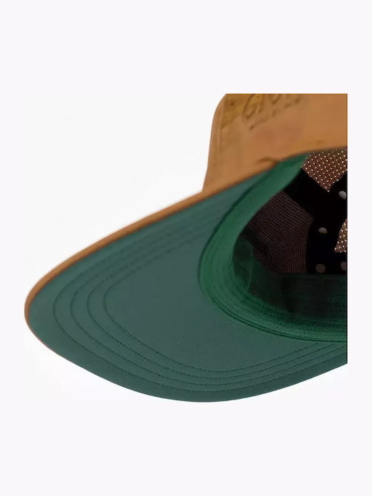 Ciele Gocap Comp Bars Unisex Hat Recycled Polyester Dark Ochre U-2-ca-0078-br002
