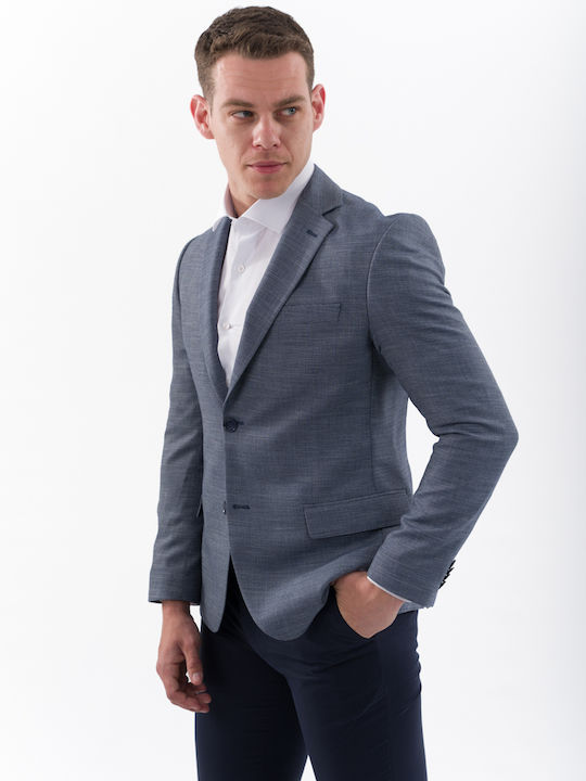 Men's Summer Suit Jacket Blue