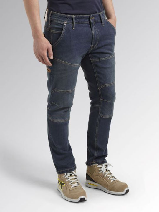 Utility Diadora Stone Plus Παντελόνι Εργασίας Μπλε Dirty Washing 170752