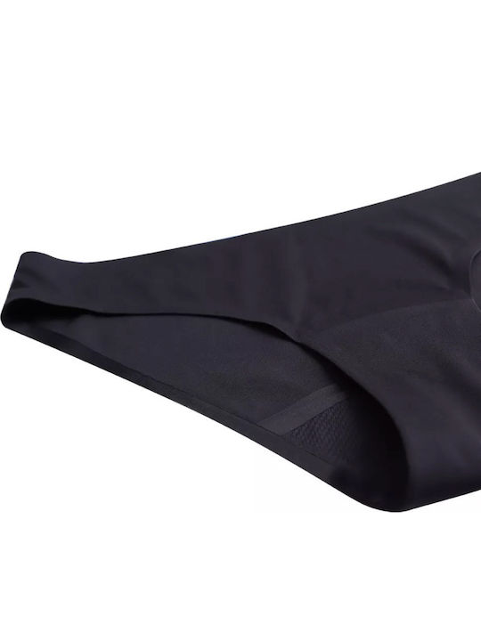 Γυναικείο Slip Περιόδου χωρίς Ραφές Black