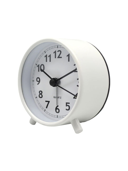 Ankor Tisch-Digitaluhr mit Wecker Weiß 844470