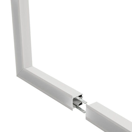 GloboStar Walled Aluminum Profile for LED Strip with Opal Cover