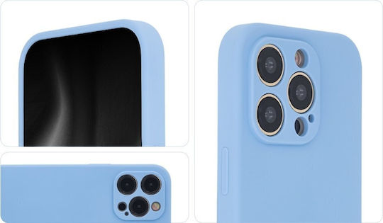 TectoShield Soft Touch Mag Case Rückseite Umschlag Silikon / Stoff Blau (iPhone 15 Plus)