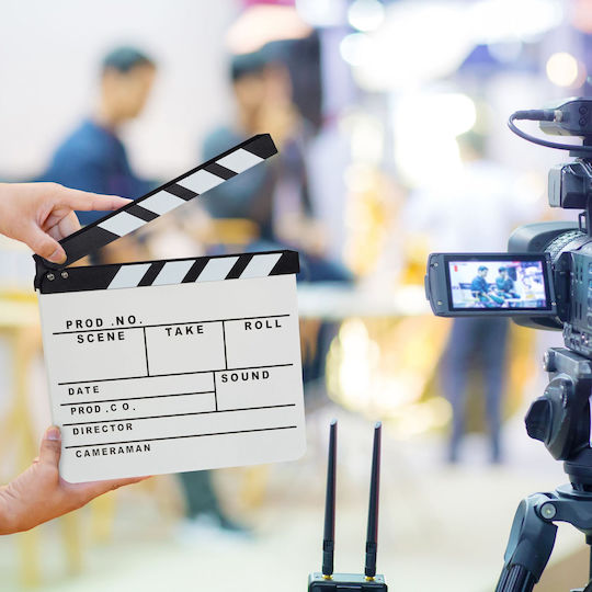 Clapperboard Relaxdays White