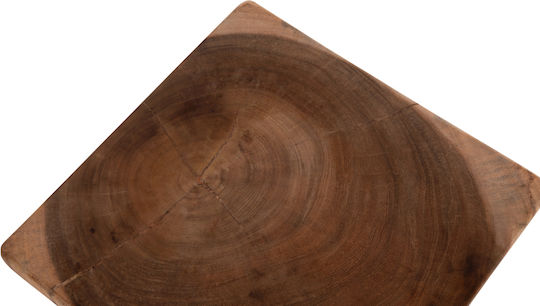 Hocker Für das Wohnzimmer Hölzernes Anvil Natural Color 31x31x45cm